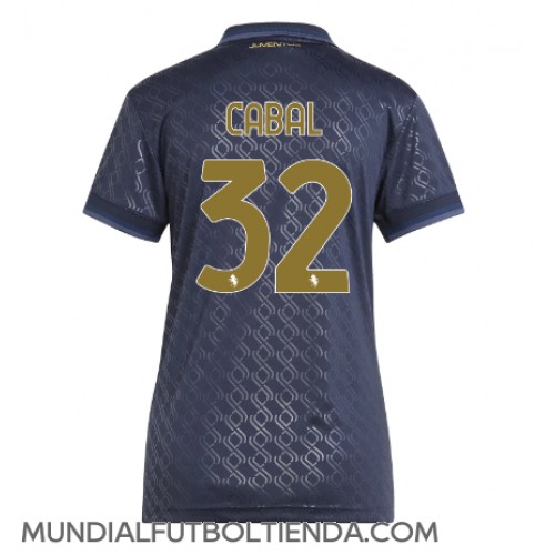 Camiseta Juventus Juan Cabal #32 Tercera Equipación Replica 2024-25 para mujer mangas cortas